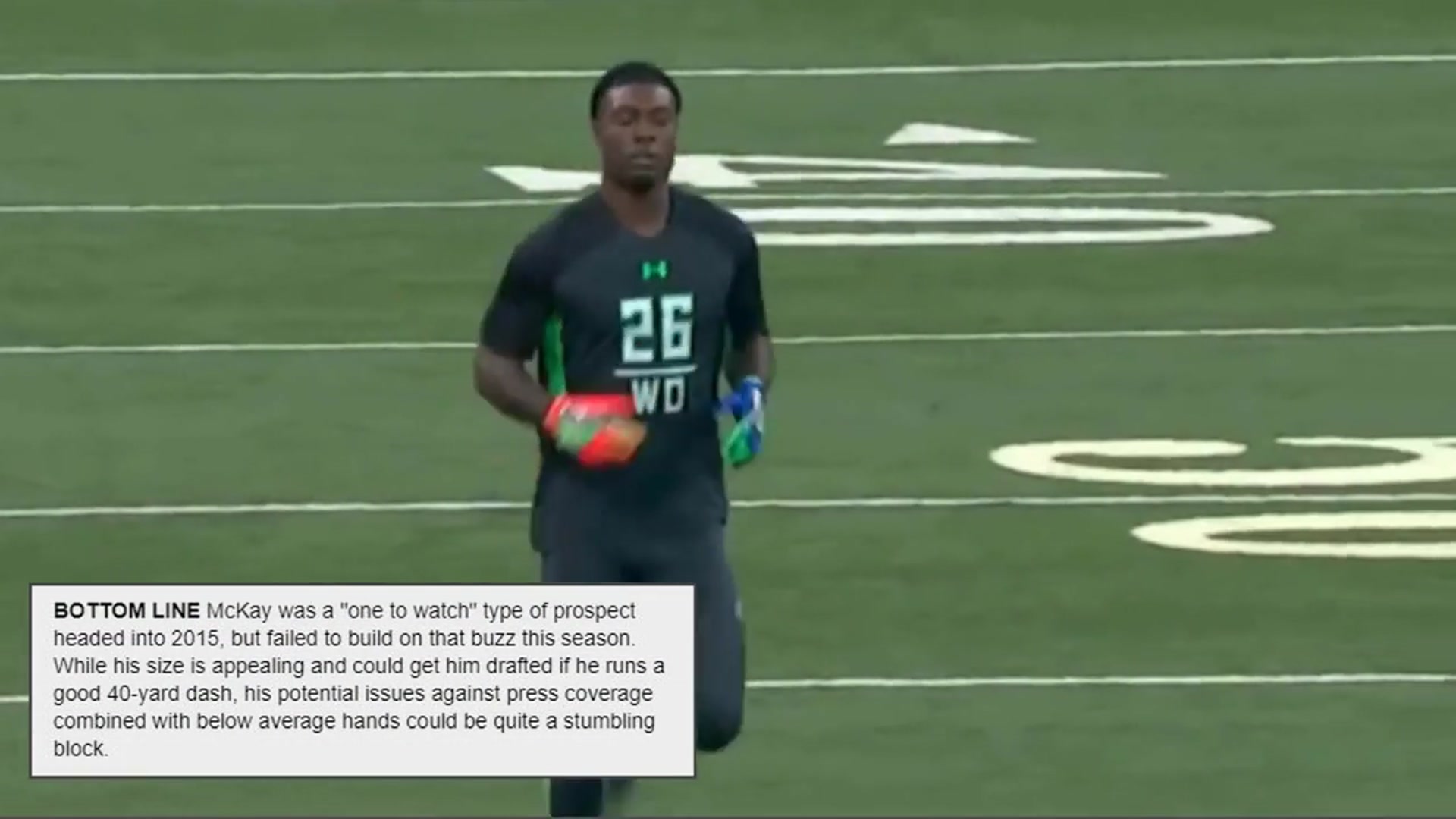 'Video thumbnail for law nation sports: mekale mckay nfl prospect analysis: cincinnati bearcats wide receiver'