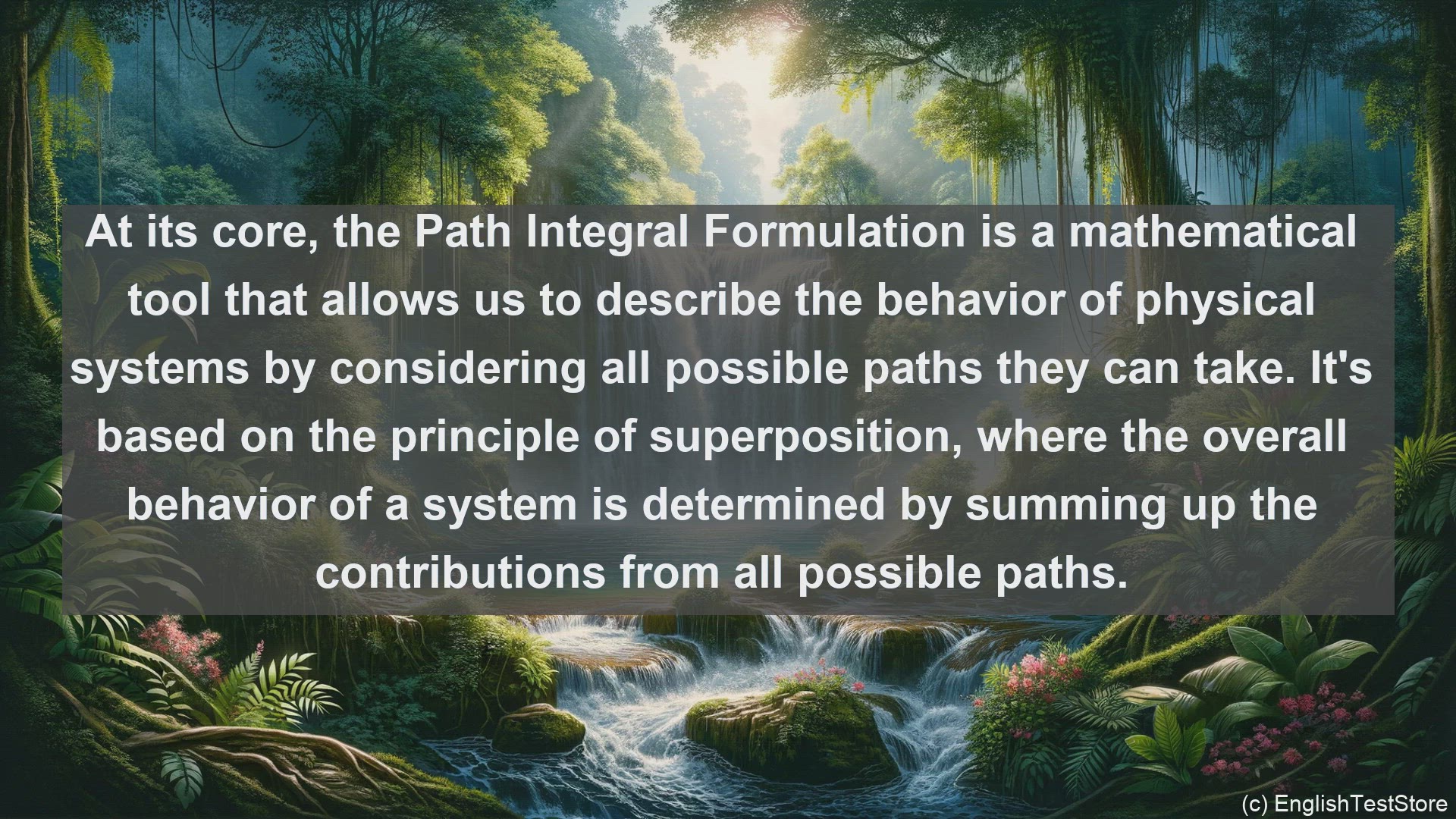 'Video thumbnail for Path integral formulation in science  definition and examples'