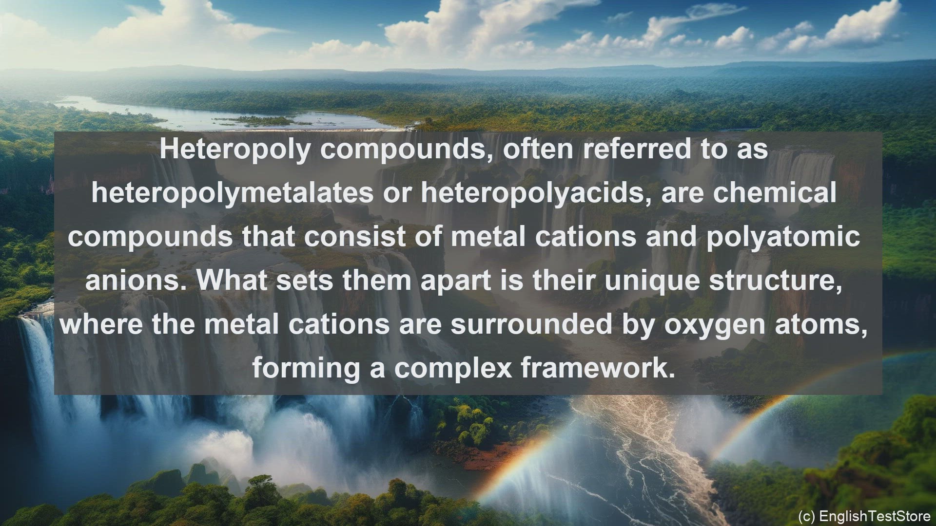 'Video thumbnail for Heteropoly compound in science  definition and examples'