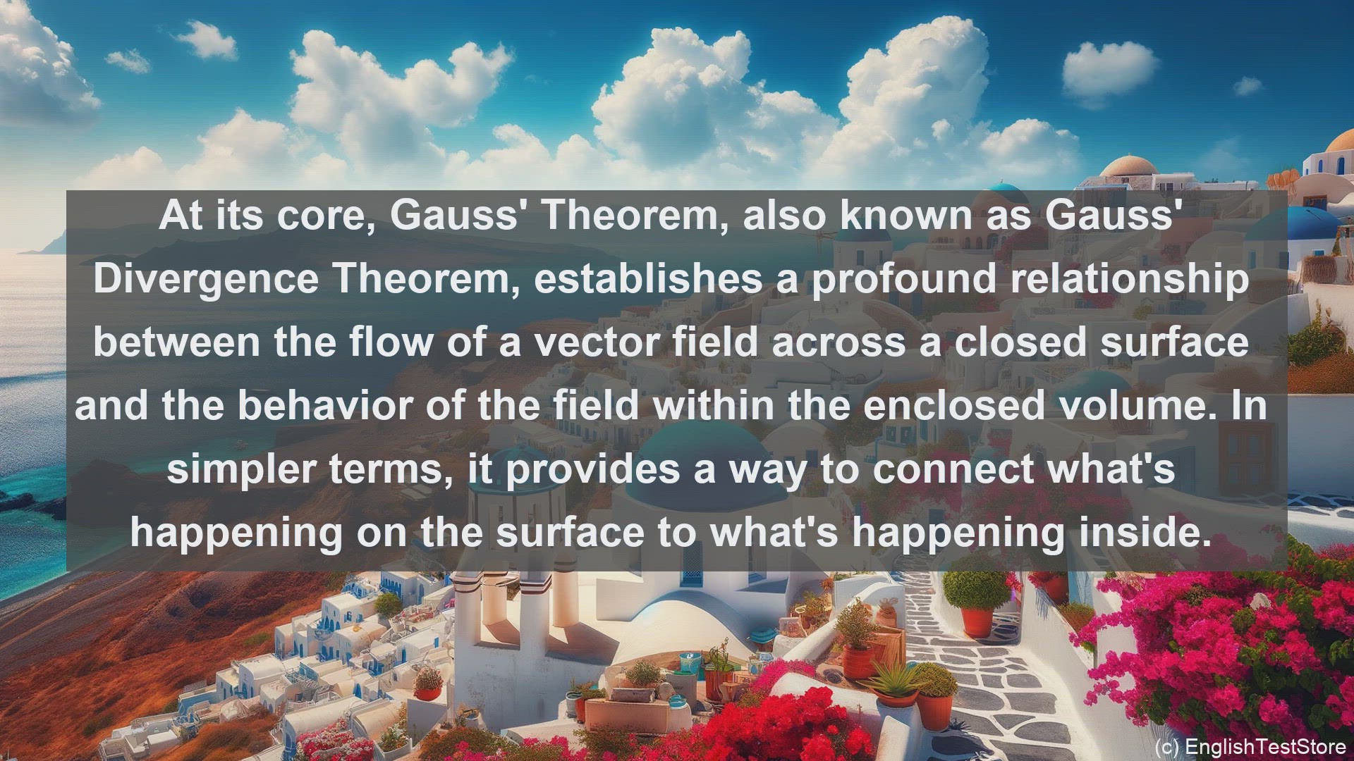 'Video thumbnail for Gauss theorem in science  definition and examples'