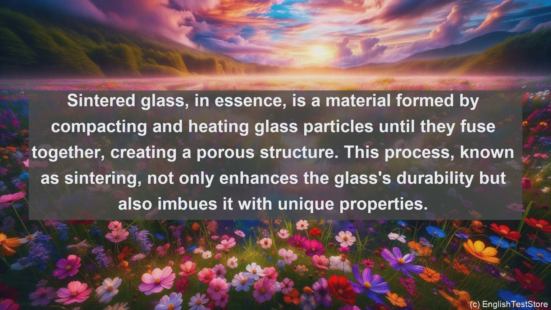 'Video thumbnail for Sintered glass in science  definition and examples'