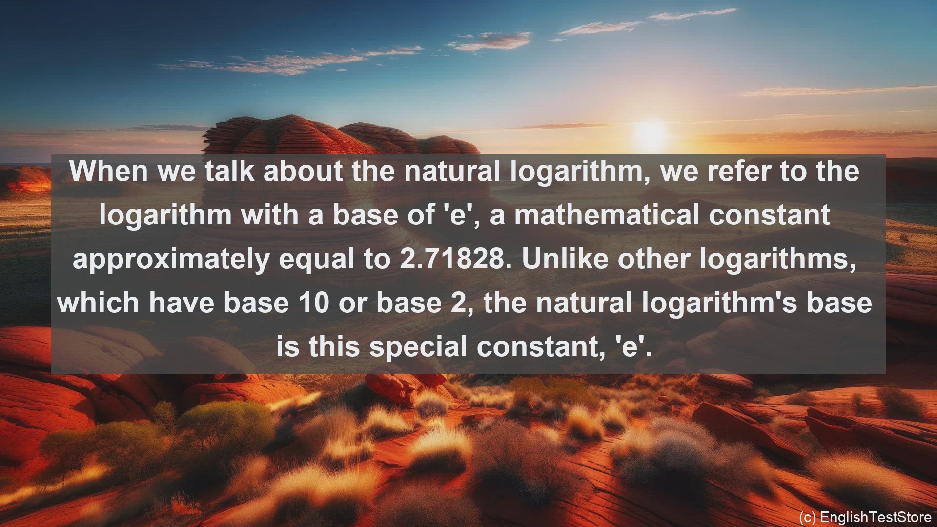 'Video thumbnail for Natural logarithm in science  definition and examples'