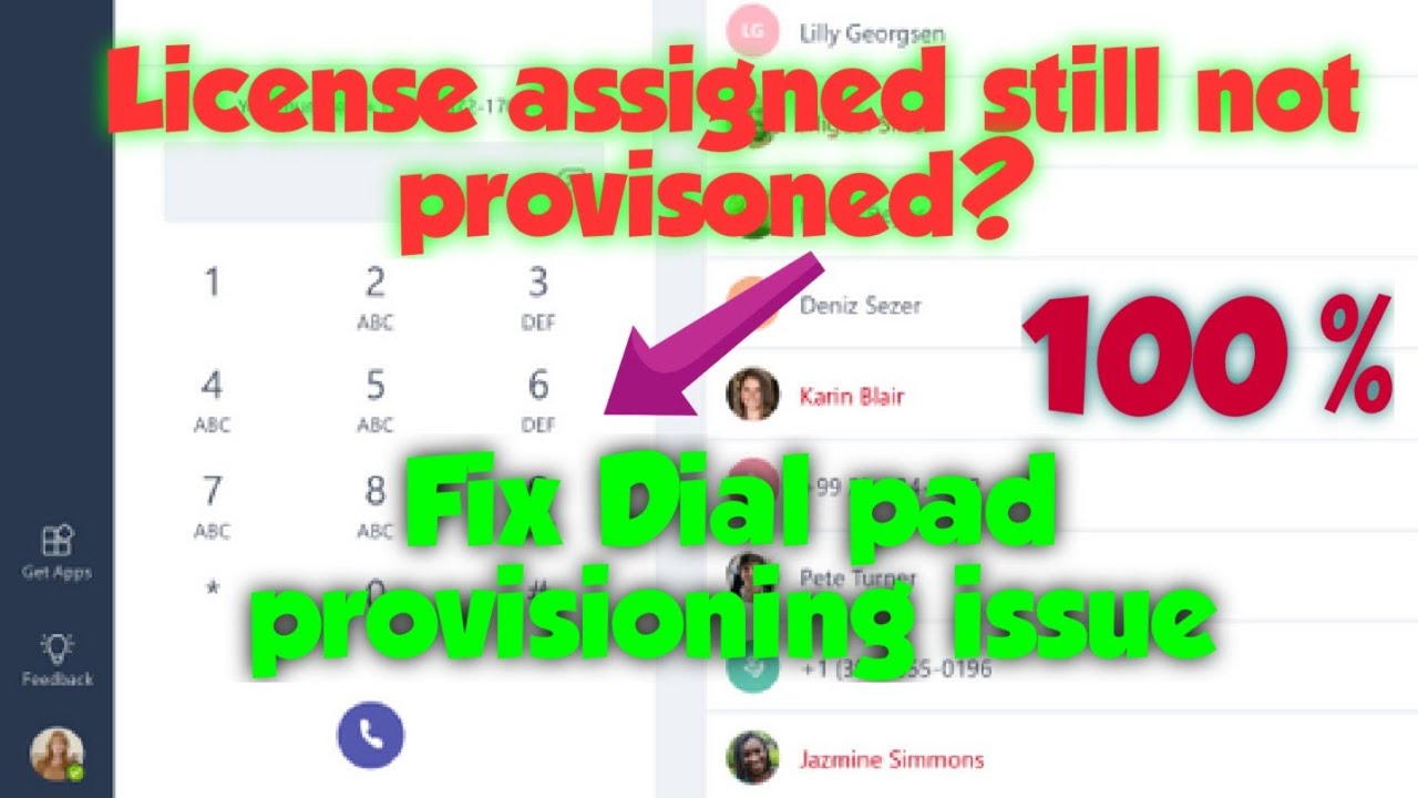 Video thumbnail for Fix Dial pad provisioning issue in Ms Teams with one command