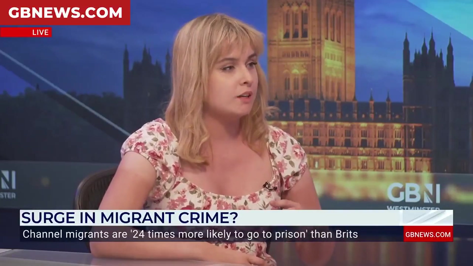 'Video thumbnail for Women's safety crisis in Britain is down to 'illegal immigration', Gill tells GB News'