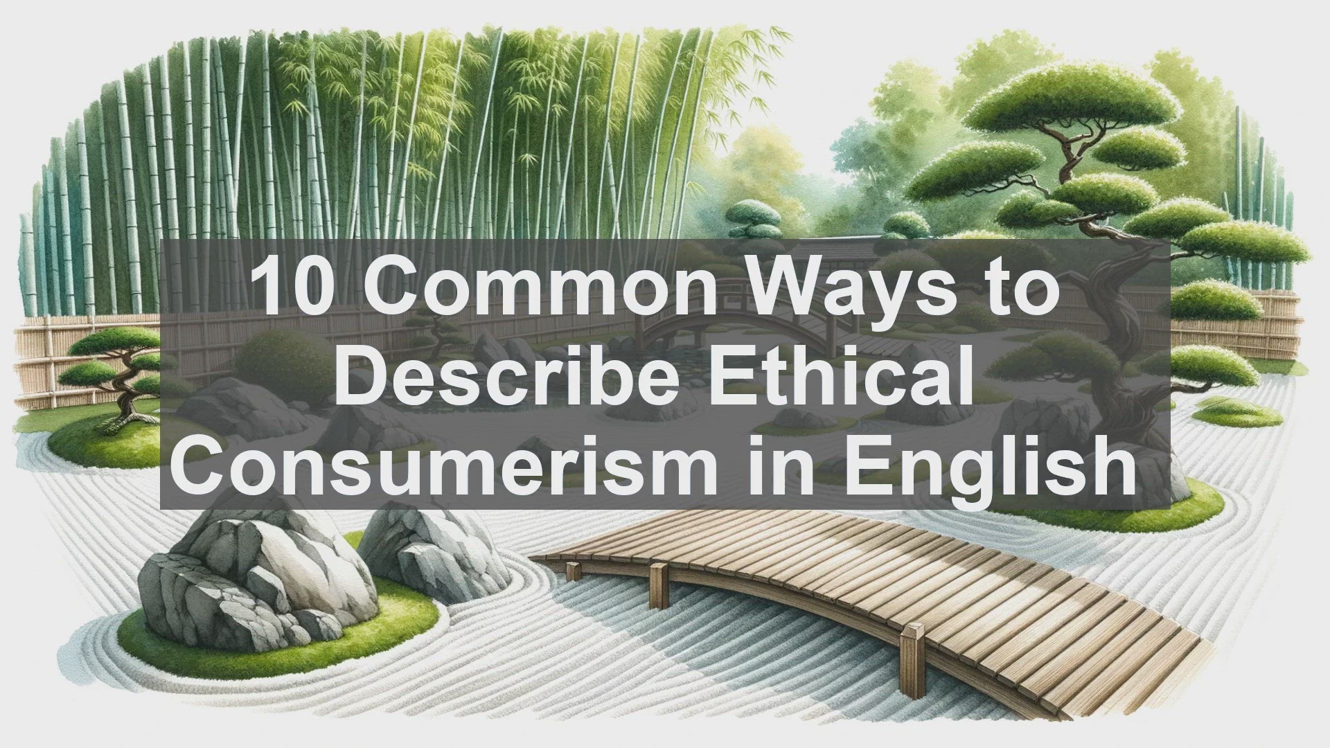 'Video thumbnail for 10 Common Ways to Describe Ethical Consumerism in English '