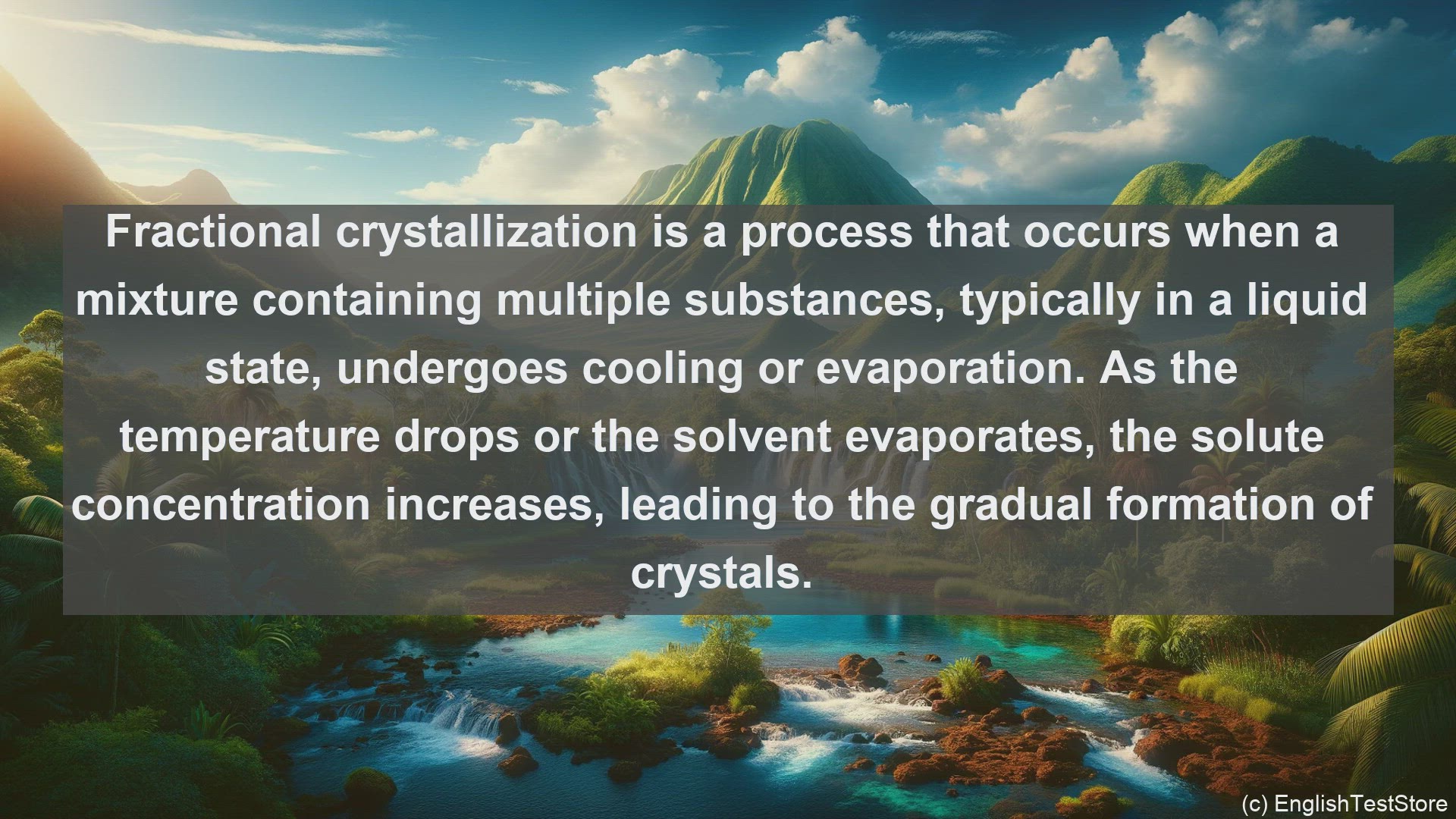 'Video thumbnail for Fractional crystallization in science  definition and examples'