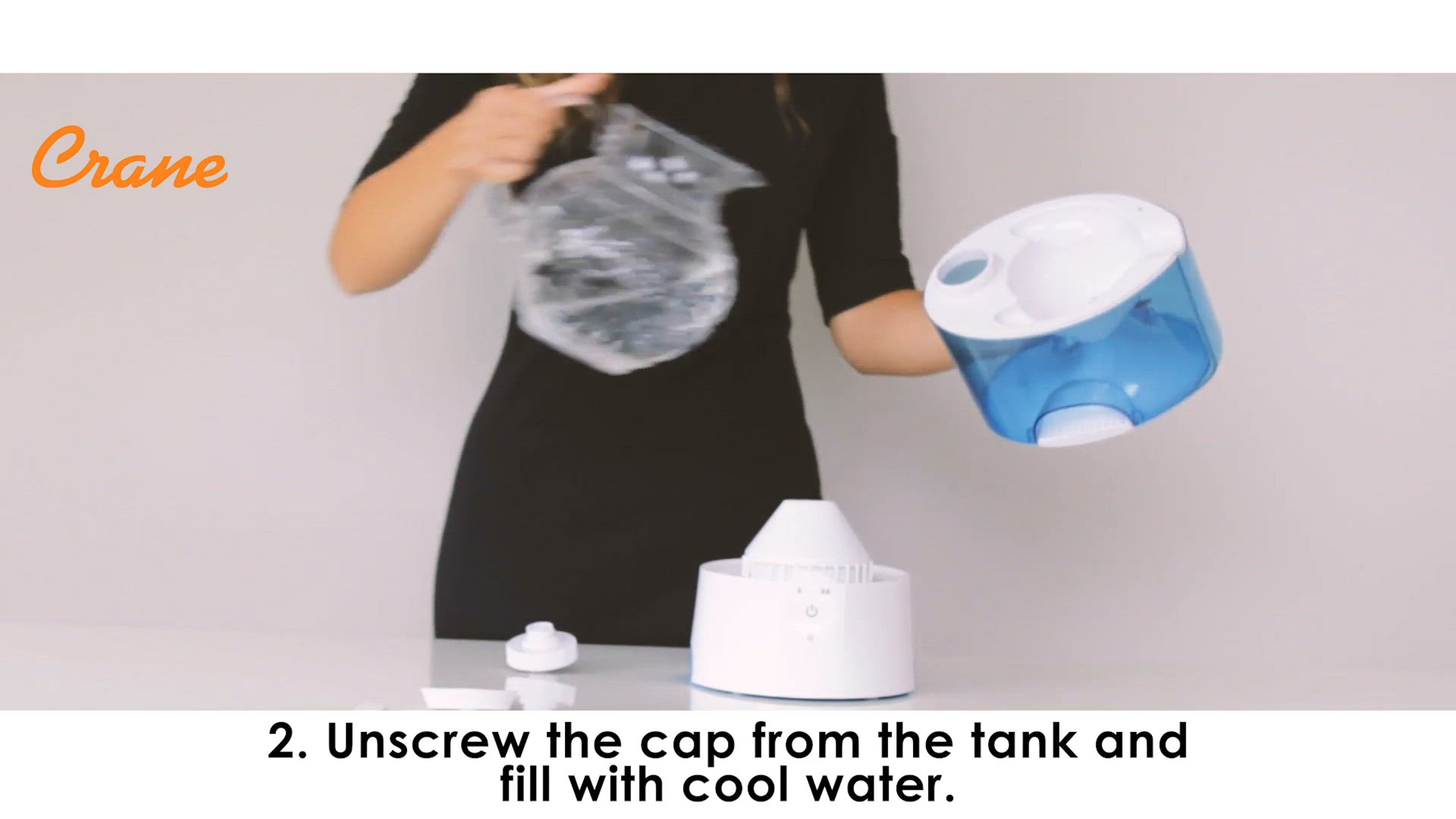 'Video thumbnail for Crane EE-5202 Steam Inhaler & Warm Mist Humidifier'