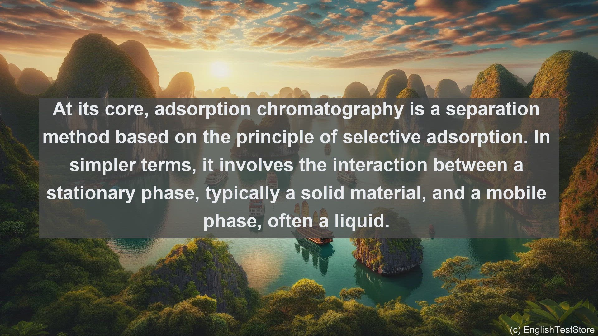 'Video thumbnail for Adsorption chromatography in science  definition and examples'