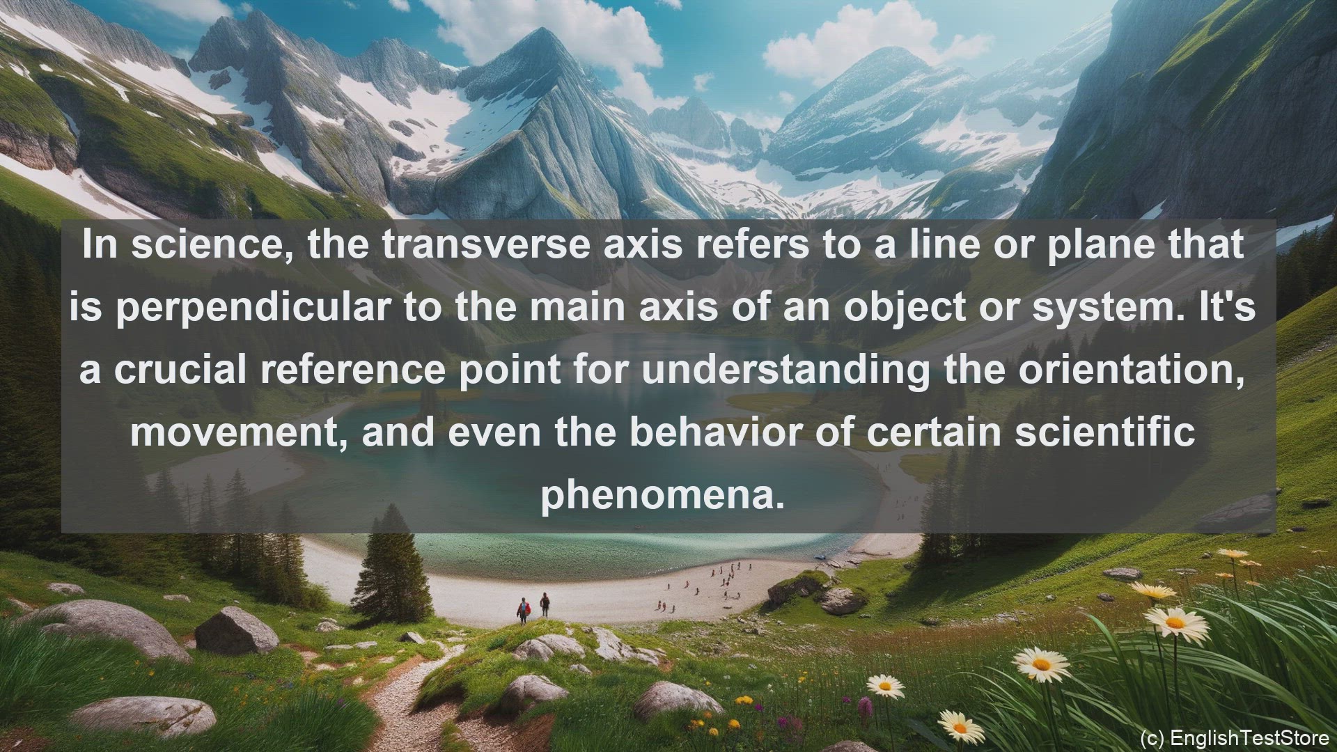 'Video thumbnail for Transverse axis in science  definition and examples'