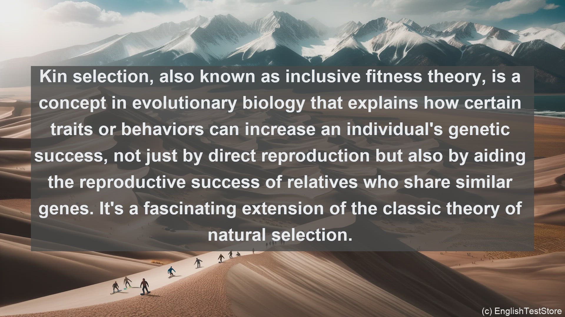 'Video thumbnail for Kin selection in science  definition and examples'