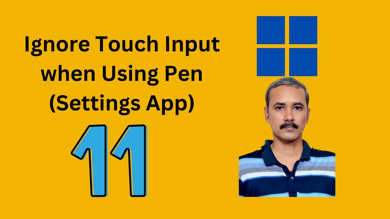 'Video thumbnail for How to Enable or Disable “Ignore Touch Input when Using Pen” in Windows 11 Settings | GearUpWindows'