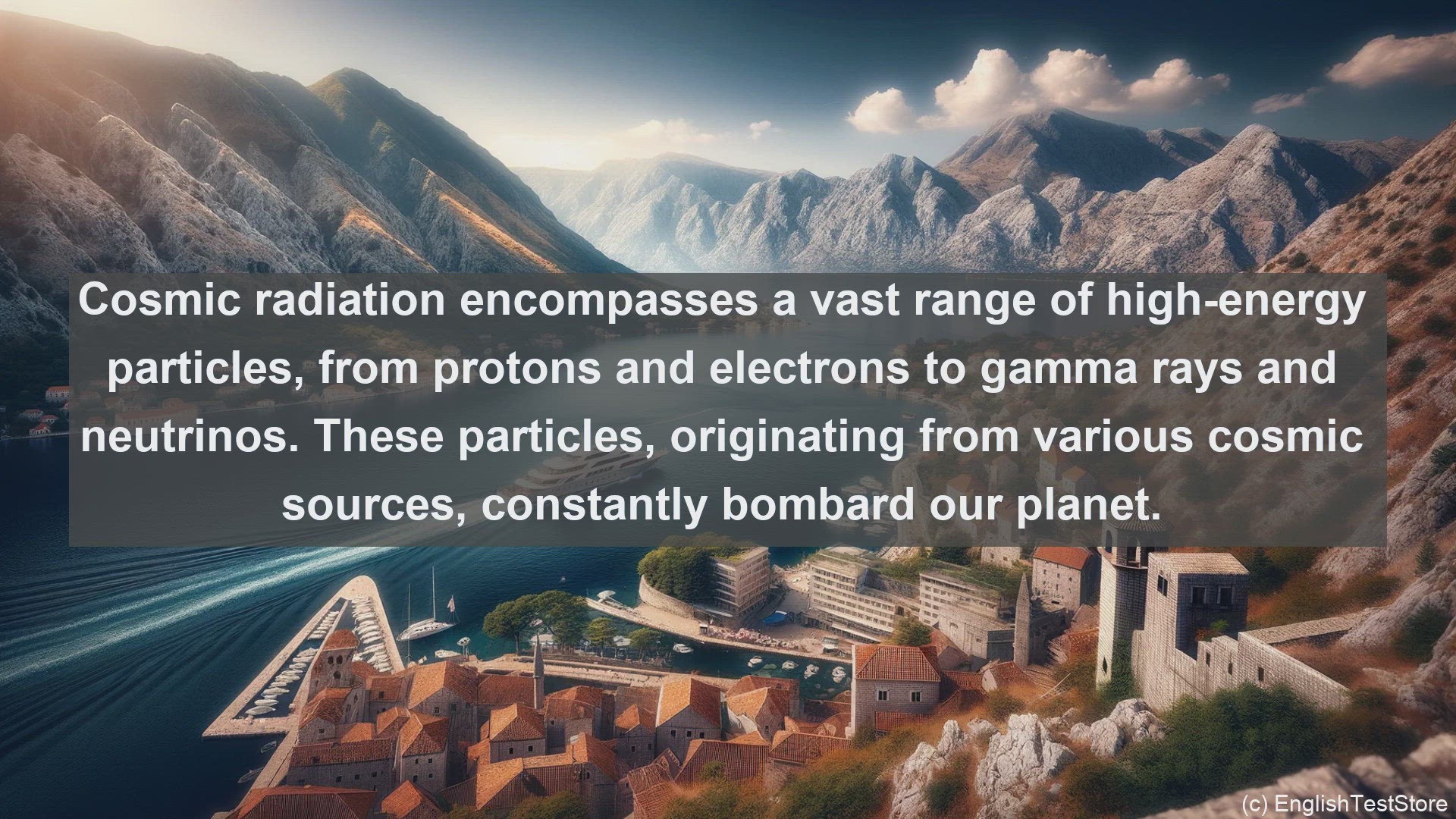'Video thumbnail for Cosmic radiation in science  definition and examples'