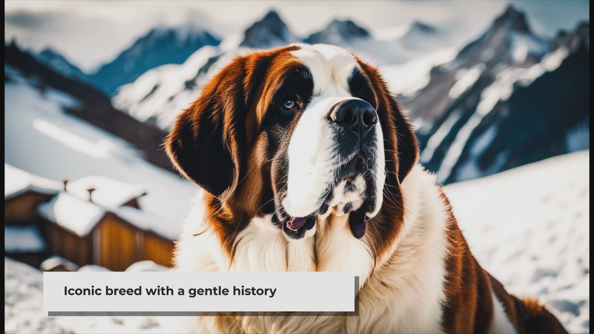 Video thumbnail for Saint Bernard Dog Breed Information & Characteristics