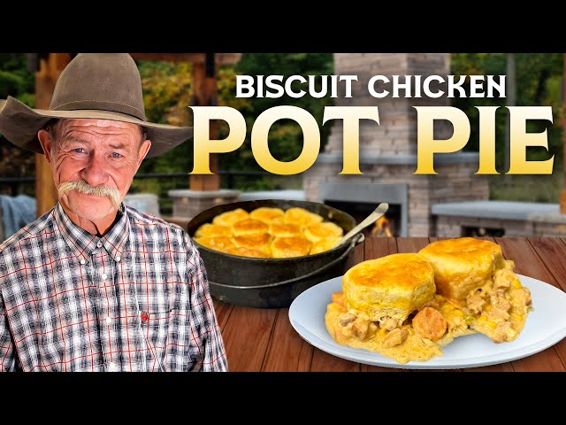Video thumbnail for Biscuit Topped Chicken Pot Pie | One Pot Classic Comfort Food