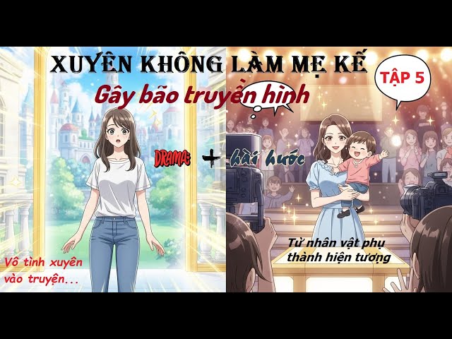 Video thumbnail for Xuyên không làm mẹ kế Gây bão truyền hình Tập 5 | Truyện Ngôn Tình Hài Hước – Showbiz