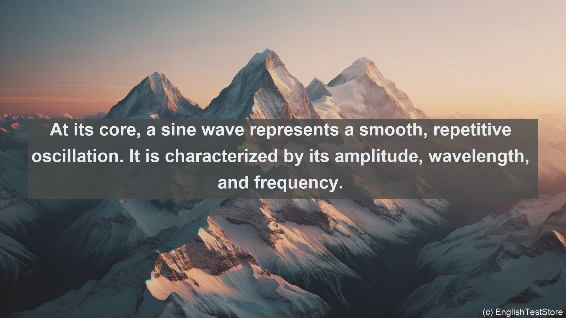 'Video thumbnail for Sine wave in science  definition and examples'