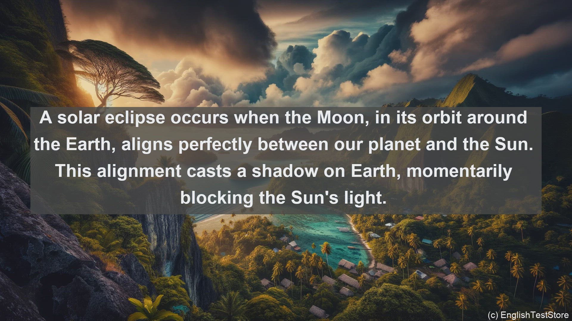 'Video thumbnail for Solar eclipse in science  definition and examples'