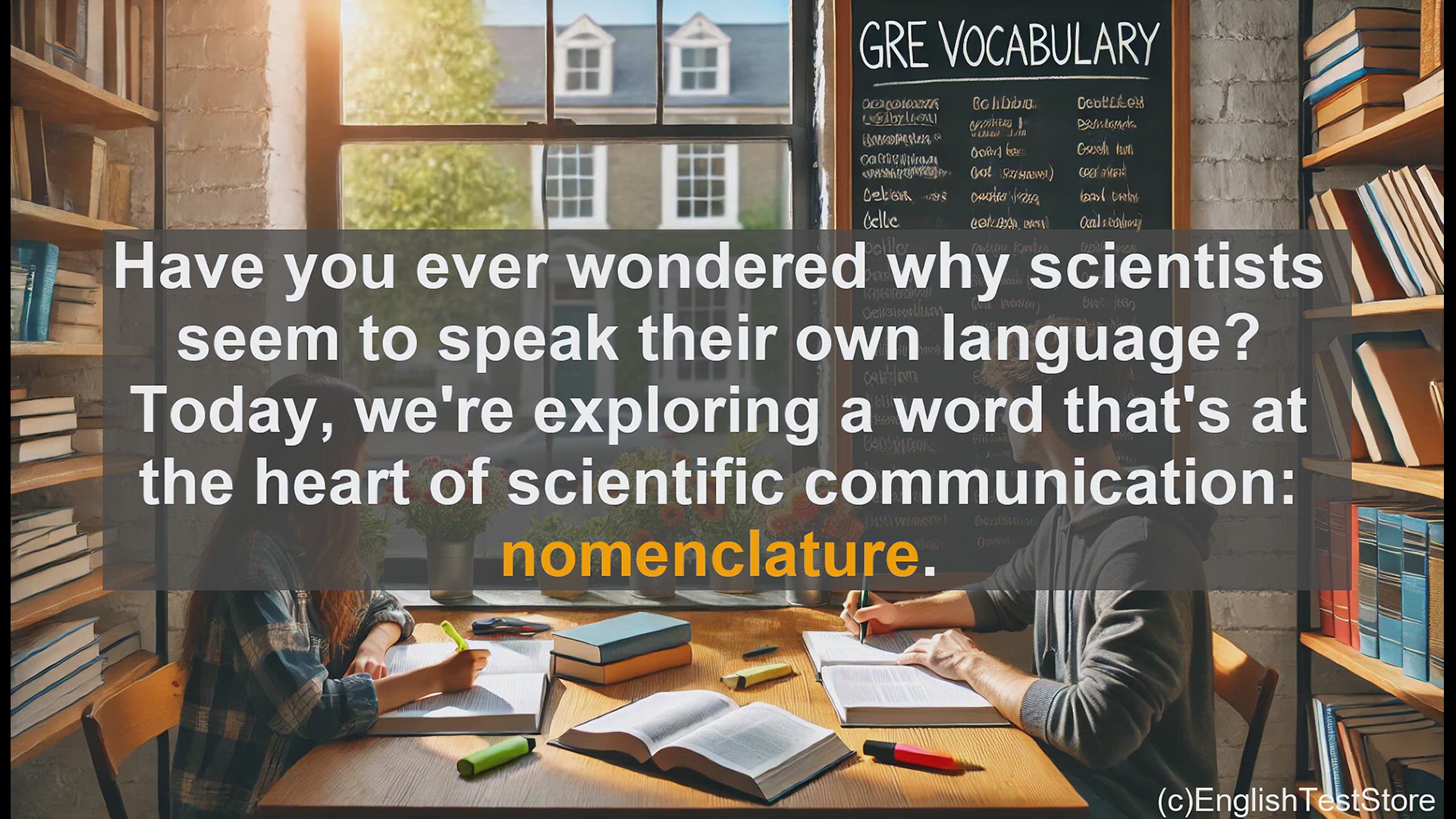 'Video thumbnail for GRE Vocabulary Lesson: Unraveling the Language of Science - Understanding Nomenclature'