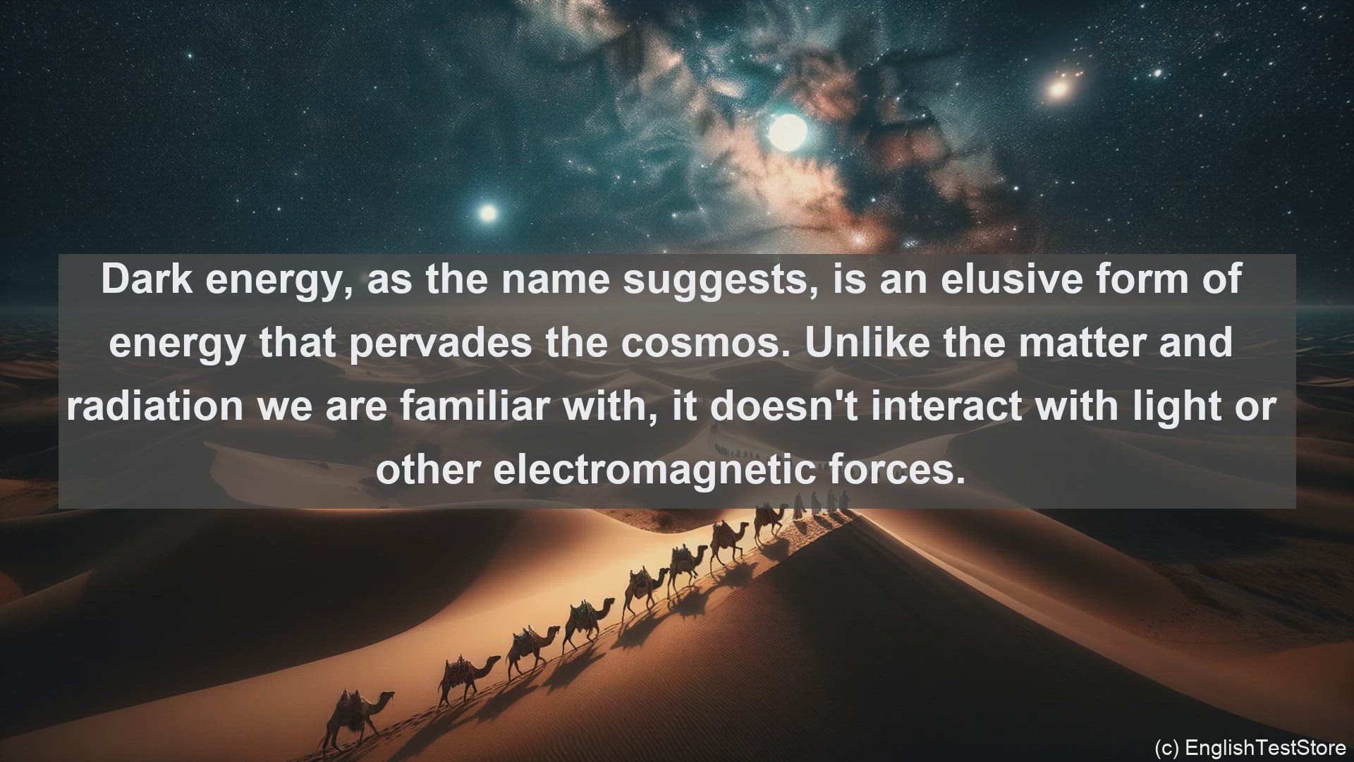 'Video thumbnail for Dark energy in science  definition and examples'
