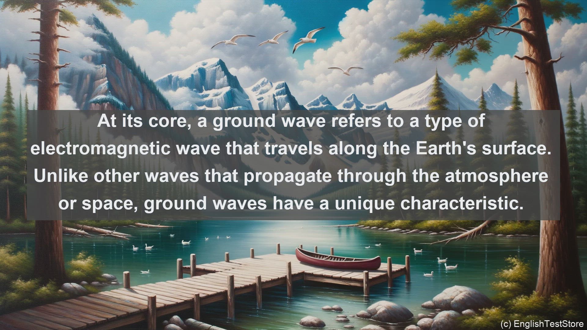 'Video thumbnail for Ground wave in science  definition and examples'