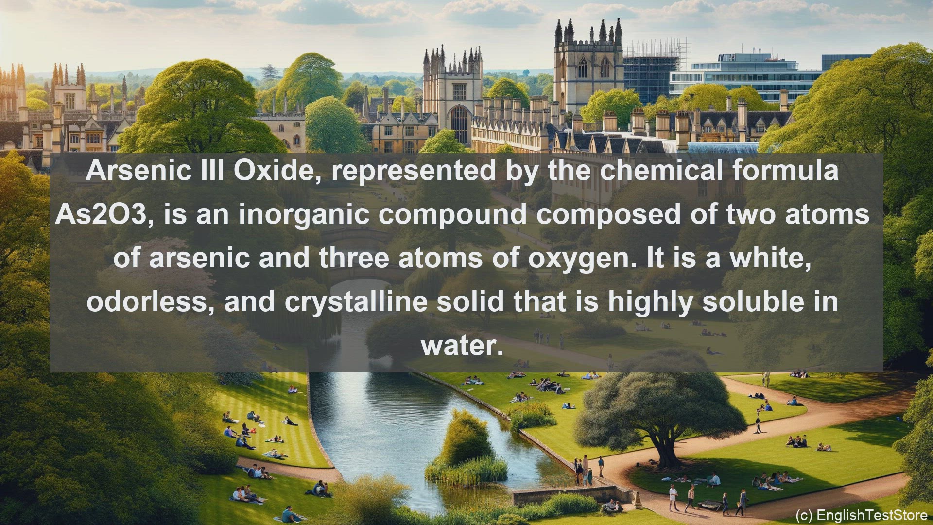'Video thumbnail for Arsenic iii oxide in science  definition and examples'