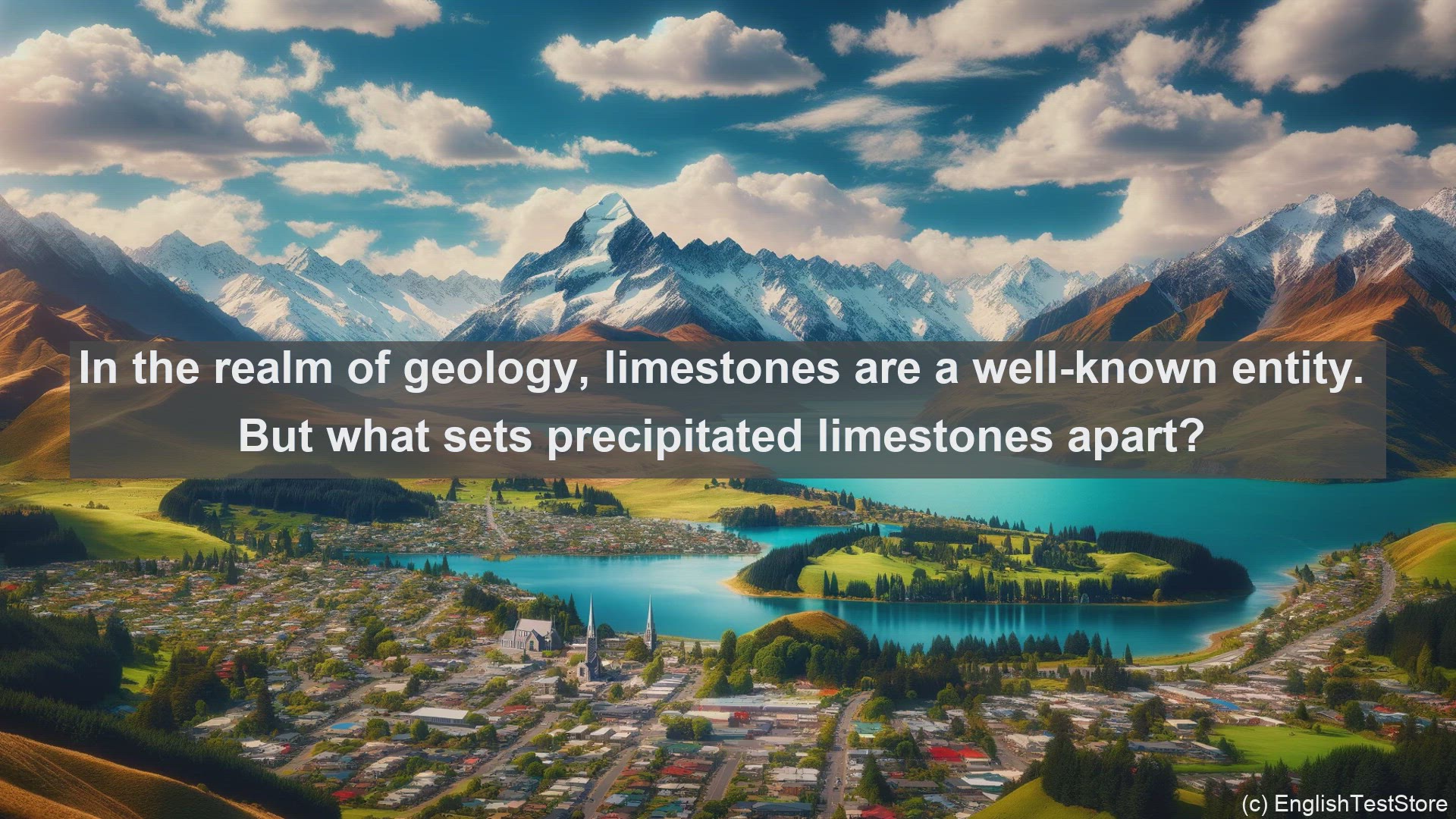 'Video thumbnail for Precipitated limestones in science  definition and examples'