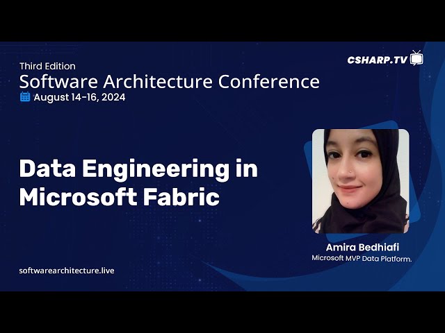 'Video thumbnail for Data Engineering in Microsoft Fabric | Software Architecture Conference'