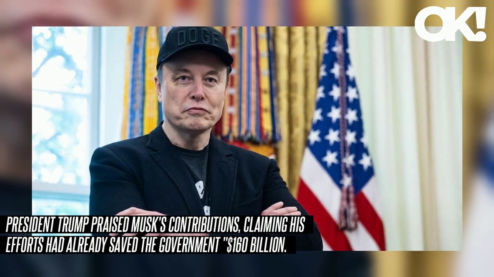 'Video thumbnail for Elon Musk's Mysterious Black Eye Sparks Speculation During White House Farewell'