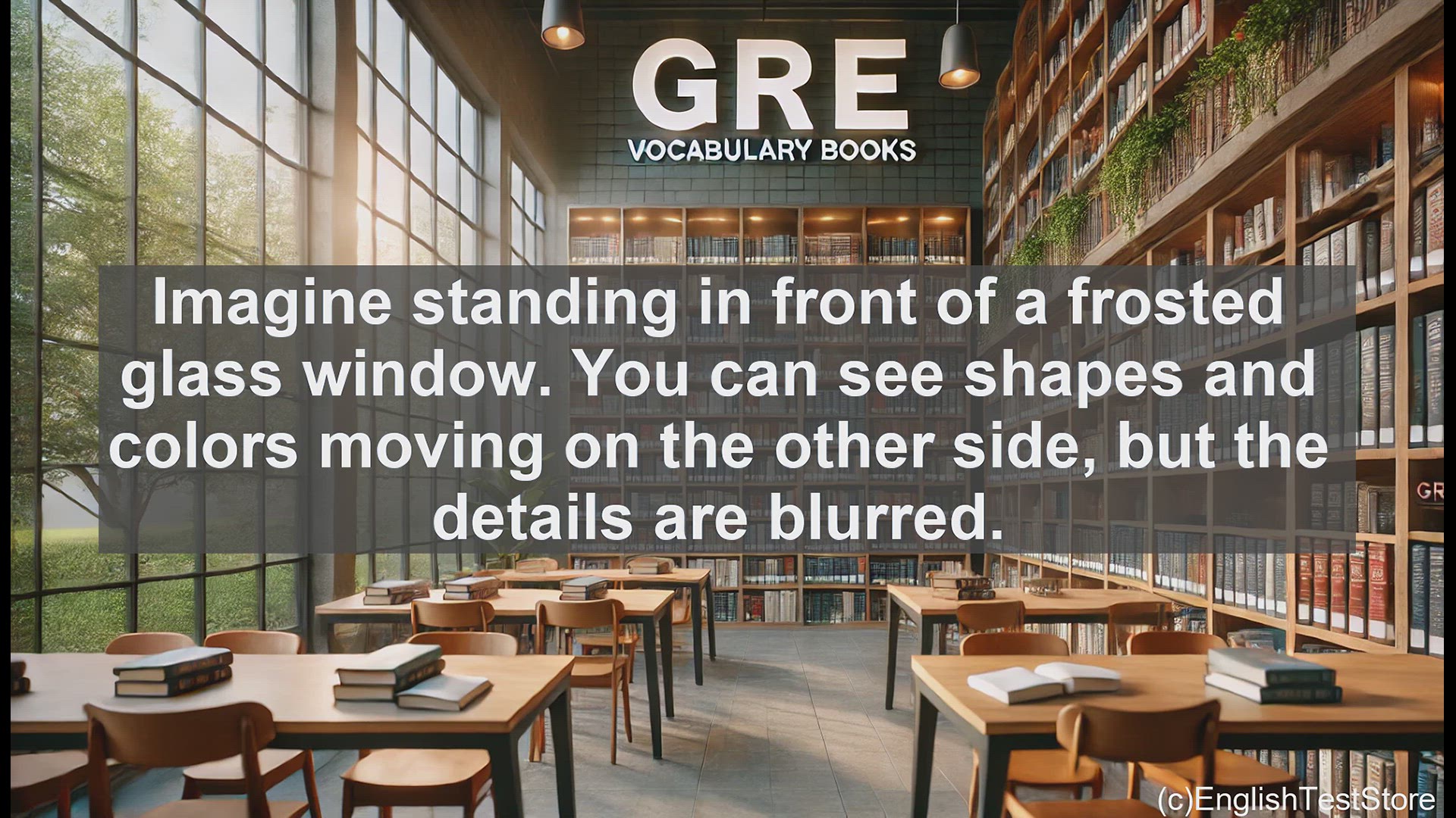 'Video thumbnail for GRE Vocabulary Lesson: Translucent - Allowing Light but Not Clear Images'