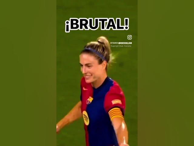 Video thumbnail for 🟦🟥 GOLAZO ESPECTACULAR!!! #fcbarcelona #alexiaputellas #futbol #barça