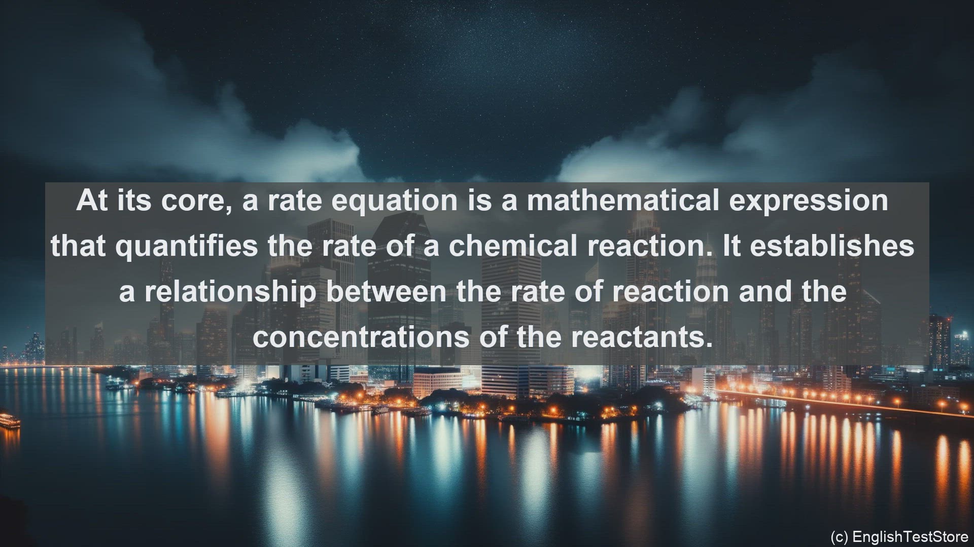 'Video thumbnail for Rate equation in science  definition and examples'