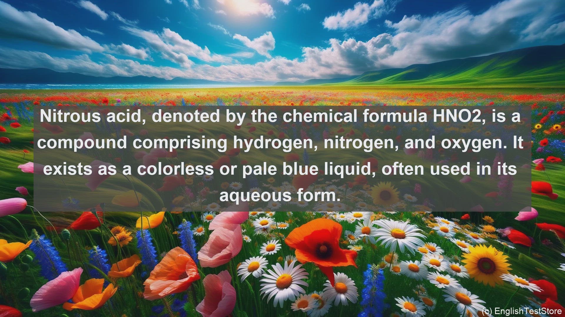 'Video thumbnail for Nitrous acid in science  definition and examples'