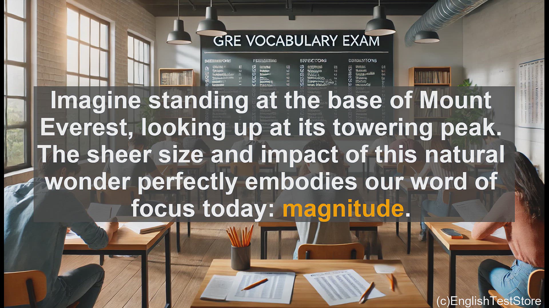 'Video thumbnail for GRE Vocabulary Lesson: Exploring the Magnitude of Language'
