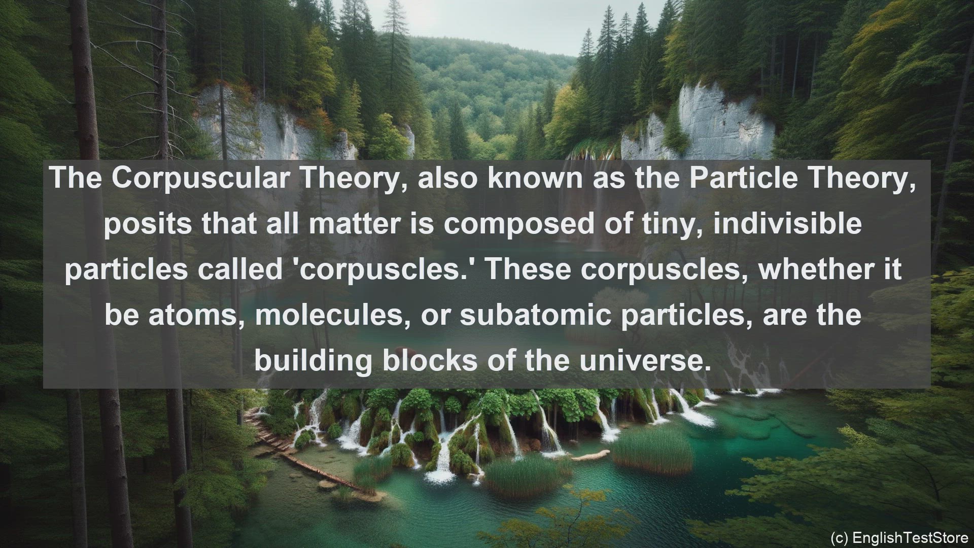 'Video thumbnail for Corpuscular theory in science  definition and examples'