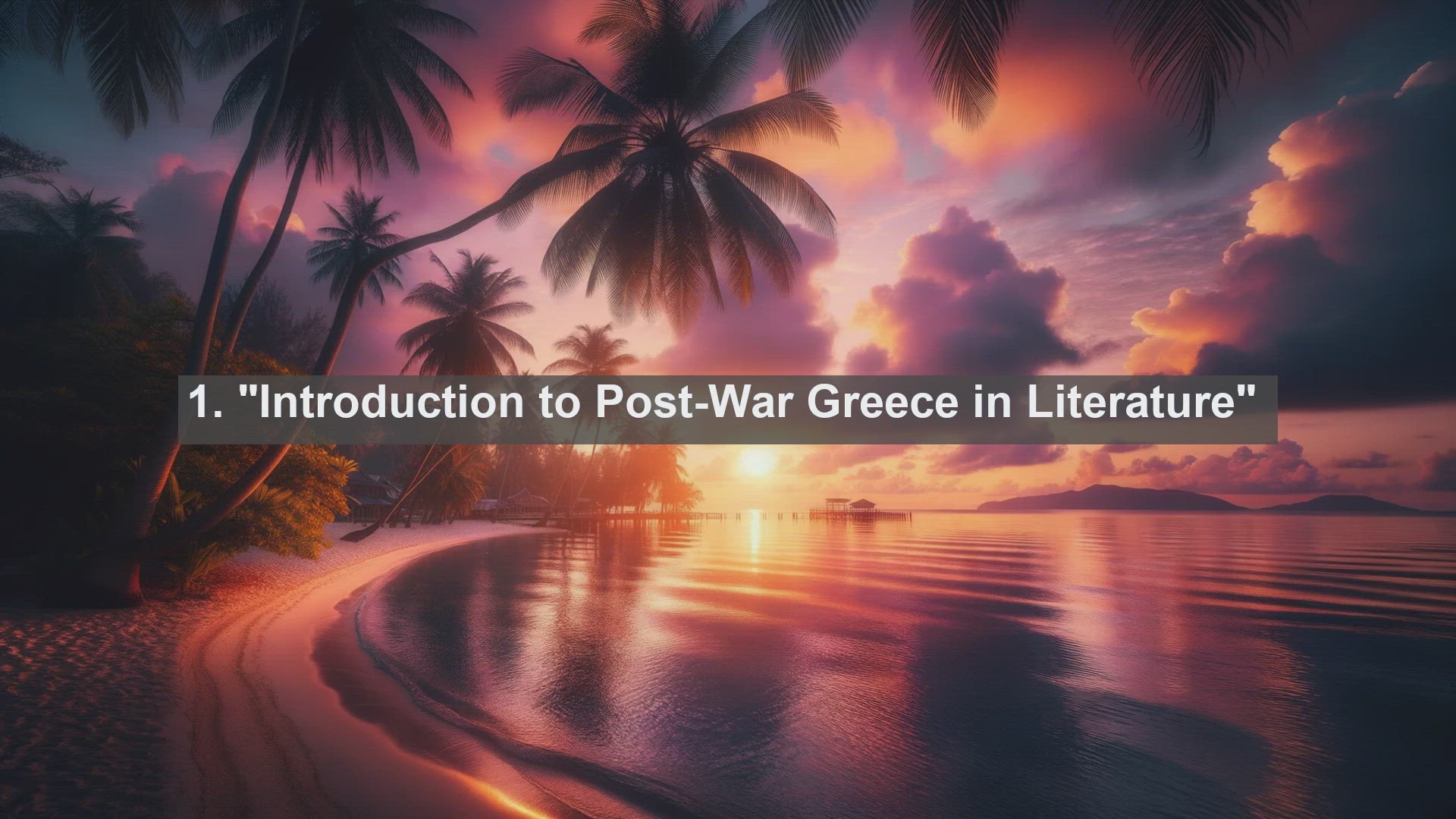 'Video thumbnail for Top 10 Greek Novels about Post-War Recovery'