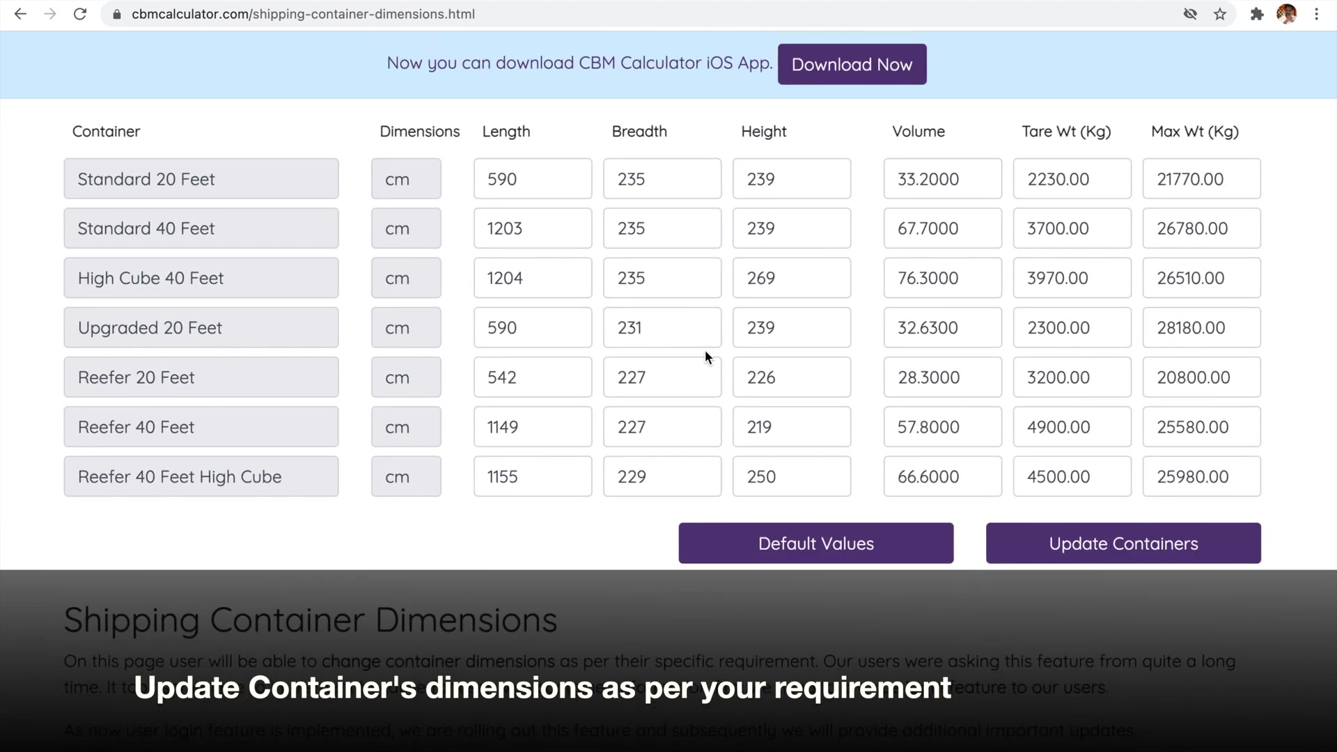 Video thumbnail for CBM Calculator and Cubic Meter Calculator