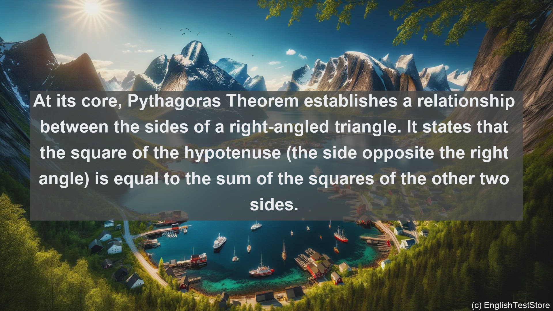 'Video thumbnail for Pythagoras theorem in science  definition and examples'