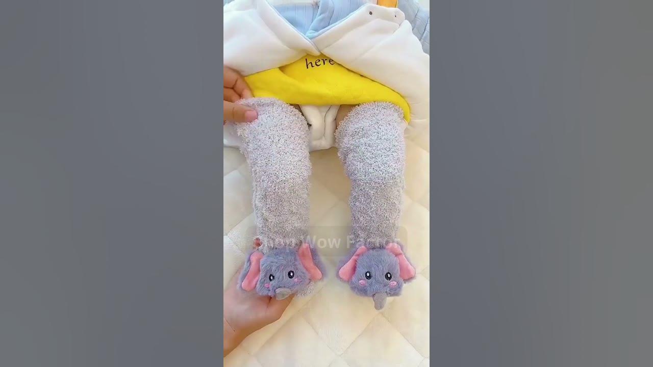 Video thumbnail for π§¦πΎ Long Cute Animals Stockings for Babies πΆπ» | Link is in Description | #cute #baby #newyork #shorts