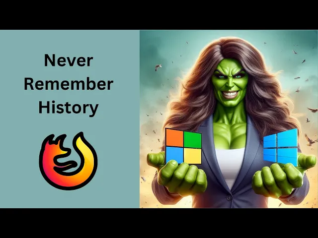 'Video thumbnail for How to Configure Firefox to Never Remember History on Windows 11 or 10 | GearUpWindows Tutorial'