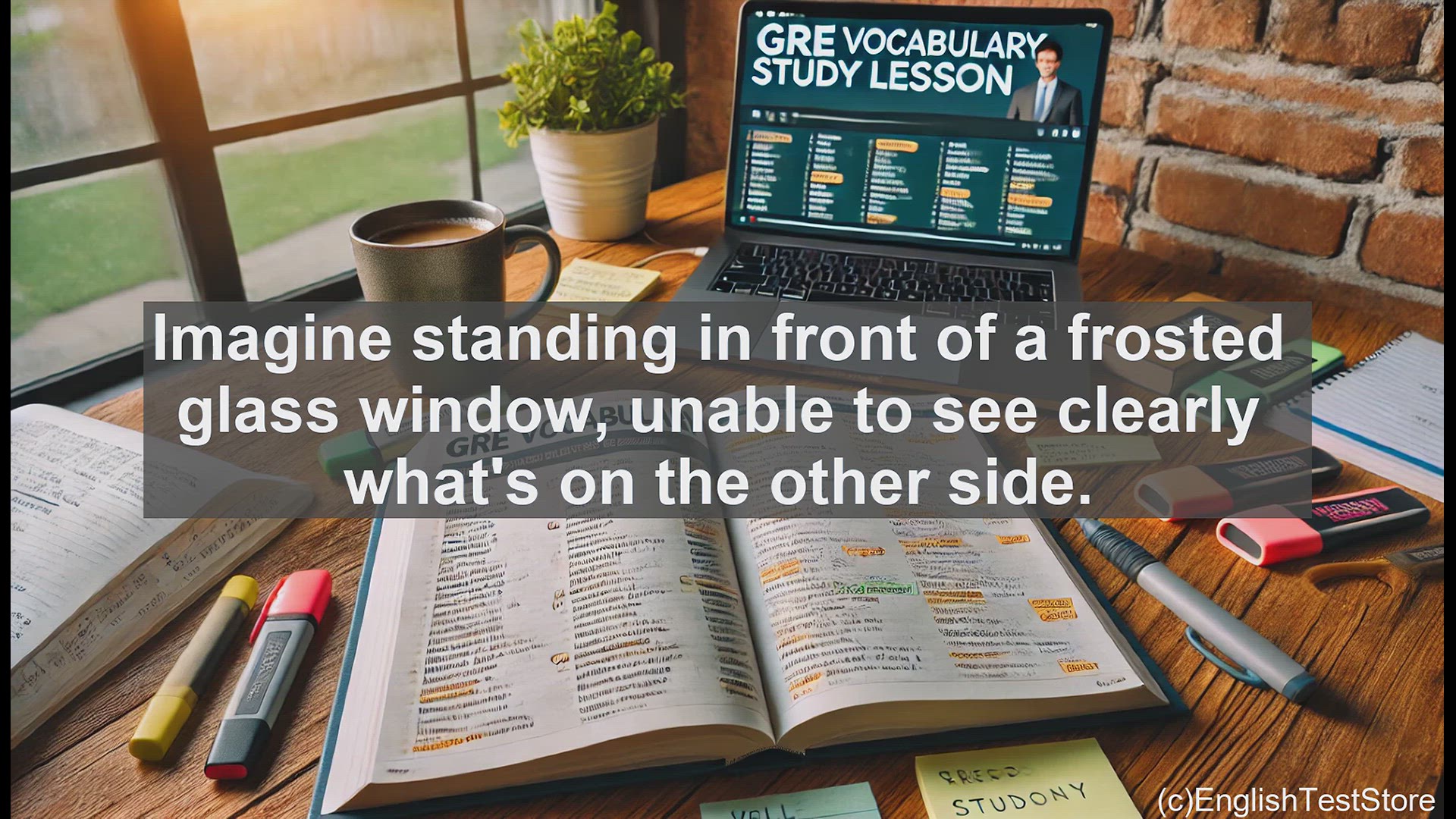 'Video thumbnail for GRE Vocabulary Lesson: Unveiling the Meaning of Opaque'