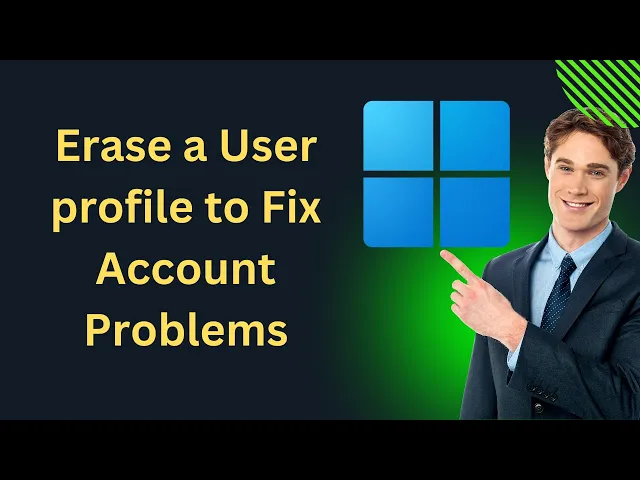 'Video thumbnail for How to Remove a User profile to Fix Account Problems on Windows 11 | GearUpWindows Tutorial'