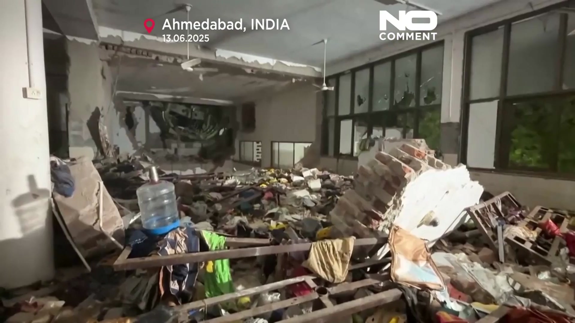 'Video thumbnail for Indian PM Narendra Modi visits site of Air India crash in Ahmedabad'