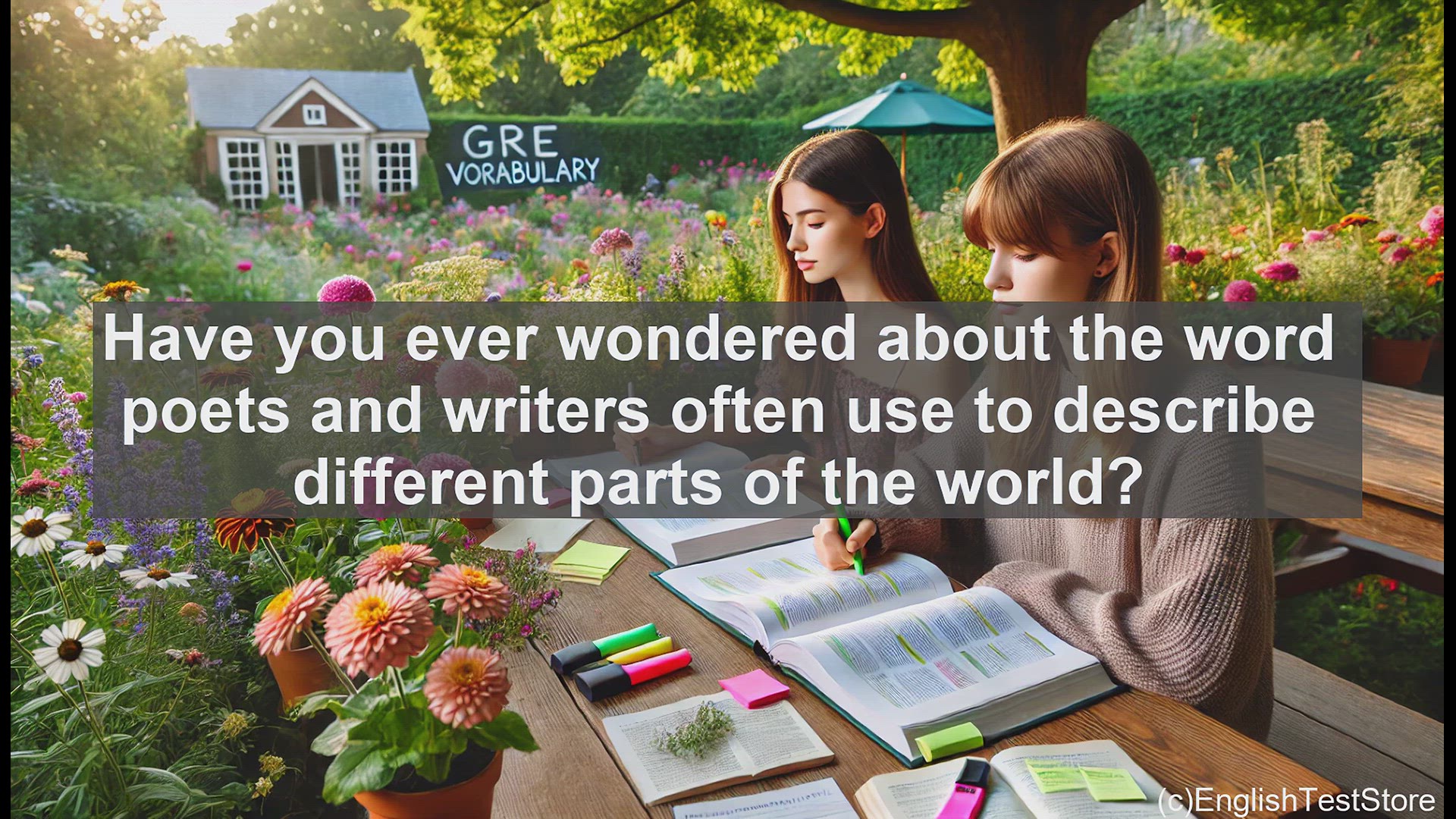 'Video thumbnail for GRE Vocabulary Lesson: Exploring the Literary Term 'Clime''