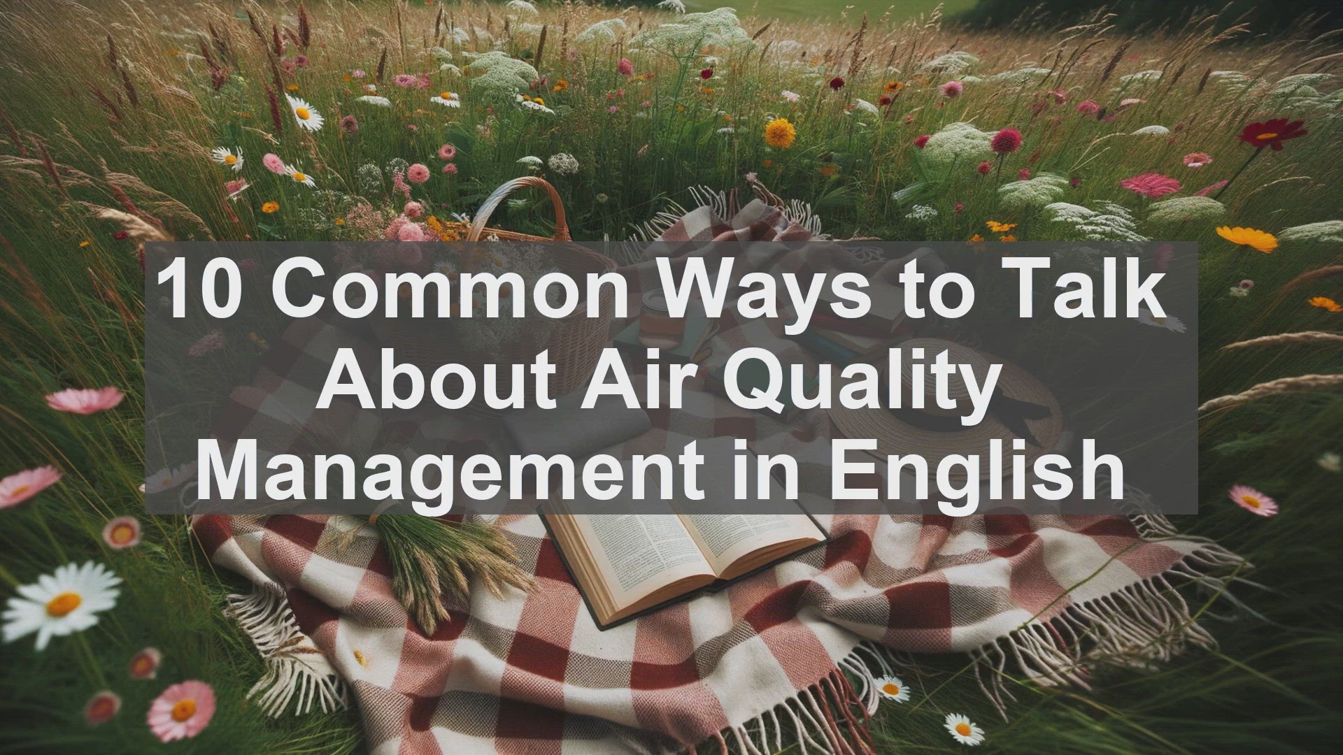 'Video thumbnail for 10 Common Ways to Talk About Air Quality Management in English '