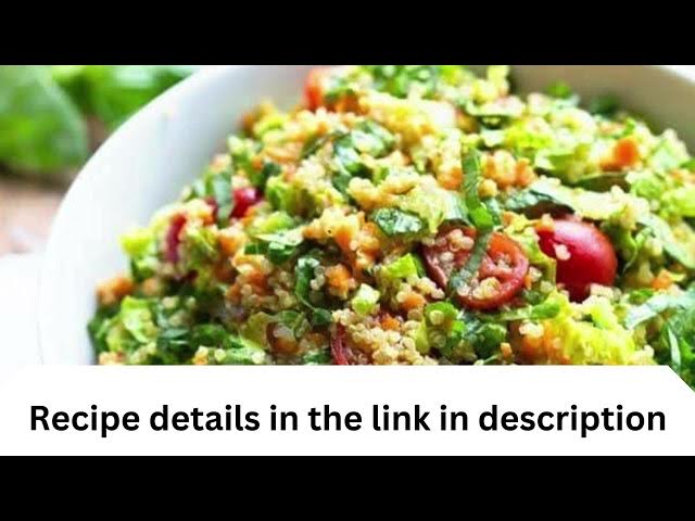 'Video thumbnail for Herbed Quinoa Garden Veggie Salad recipe'