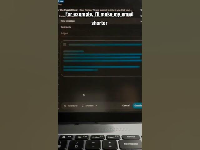 Video thumbnail for Google added an AI to Gmail! #gmail #email #ai #computer #pc #windows