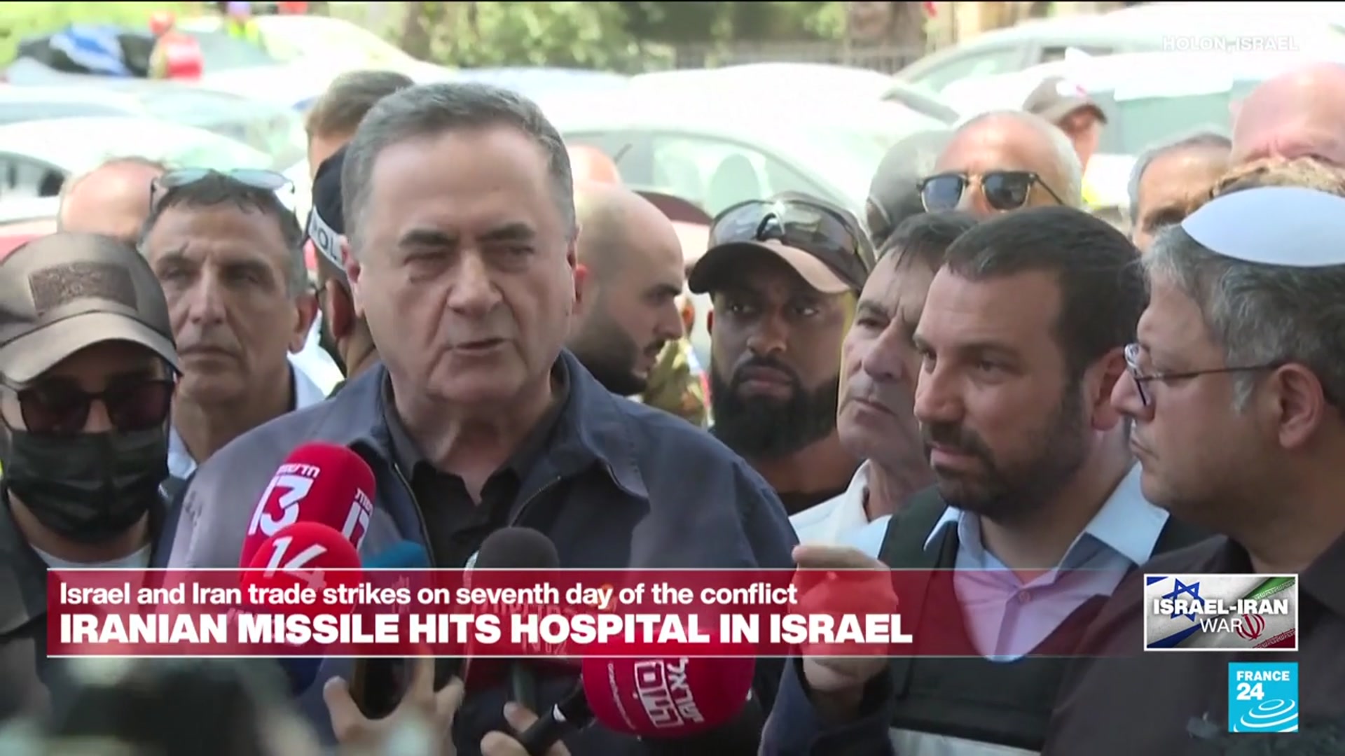 'Video thumbnail for 'This changes everything' - Israeli officials react to hospital attack'