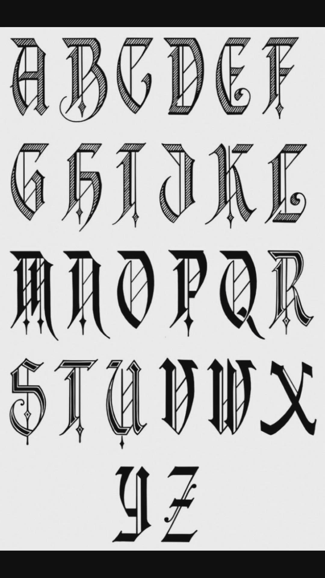 'Video thumbnail for tattoo lettering designs and ideas'