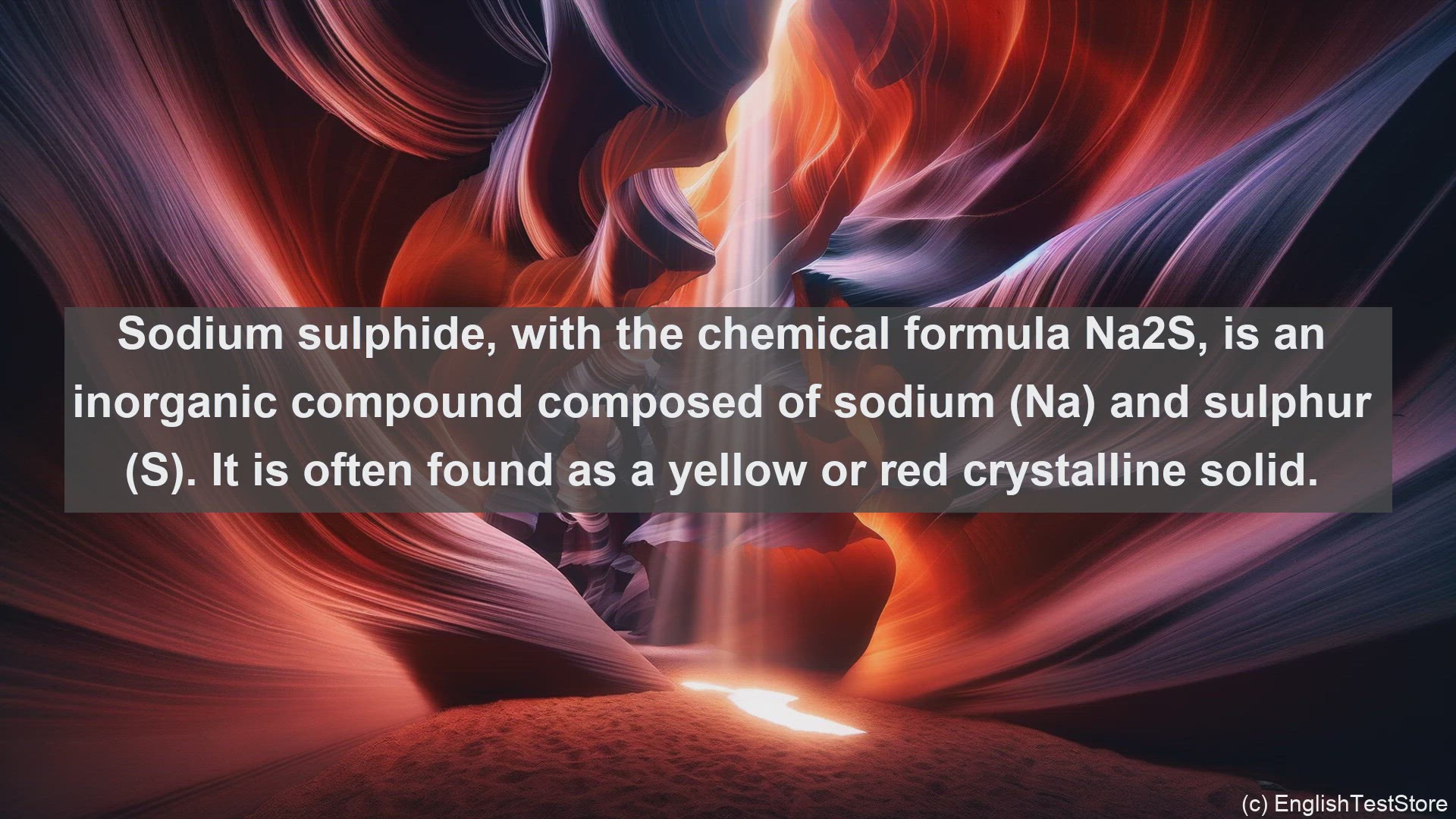 'Video thumbnail for Sodium sulphide in science  definition and examples'
