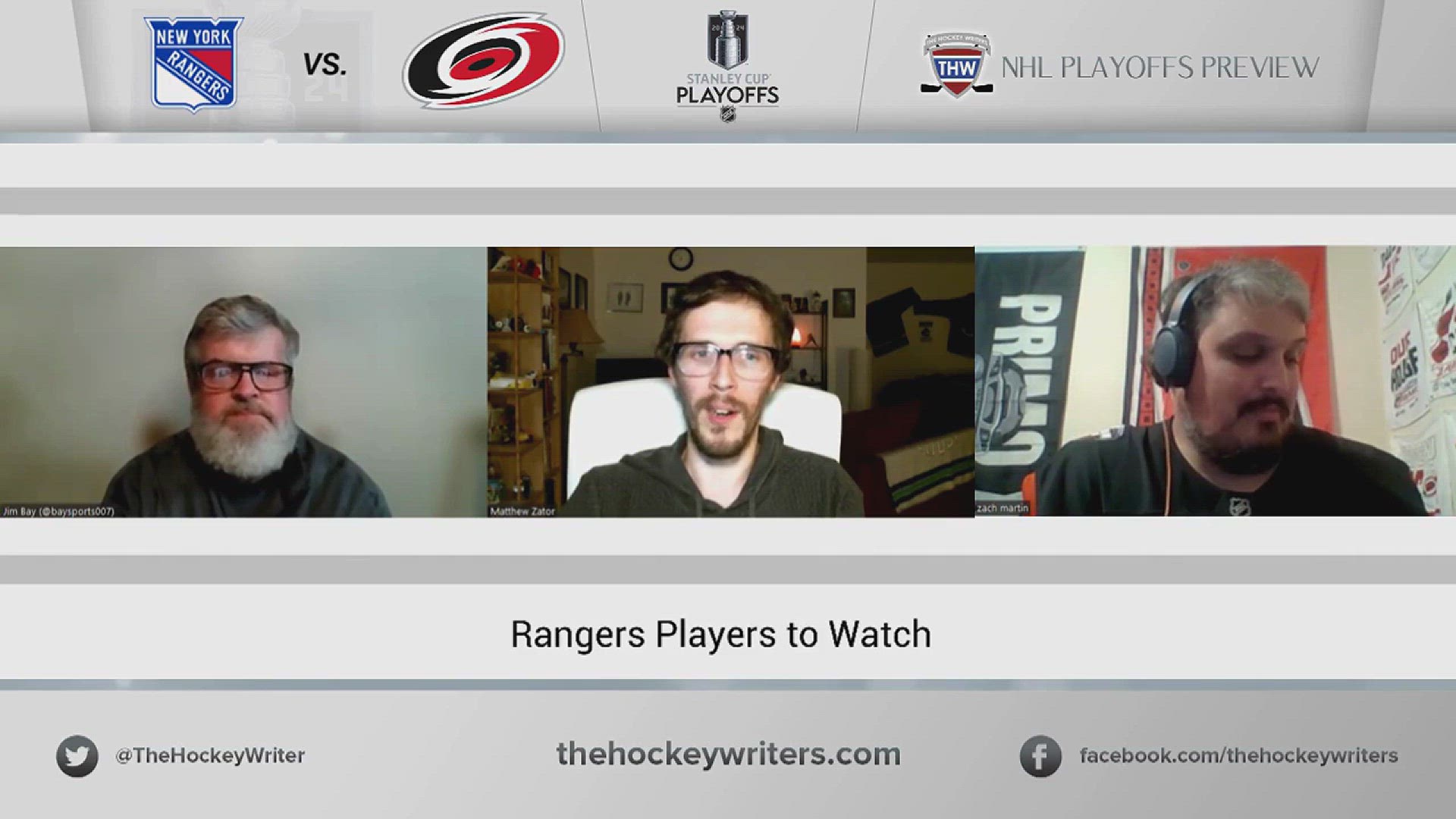 'Video thumbnail for Rangers vs. Hurricanes 2024 NHL Playoff Preview - Rangers Players to Watch'